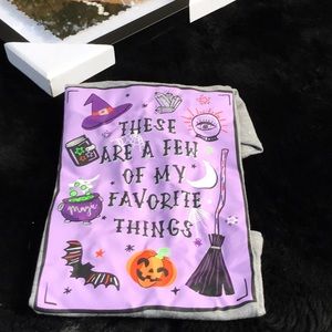 NWT Way To Celebrate!  Halloween Gray Tee These are a Few of  My Favorite Things